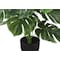 Monarch Specialties Artificial Plant, 24" Tall, Monstera, Indoor, Faux, Fake, Table, Greenery, Potted, Real Touch I 9576 - alternate 4